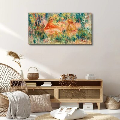 Vászonkép Nyári délután a kertben