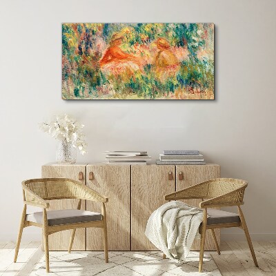 Vászonkép Nyári délután a kertben