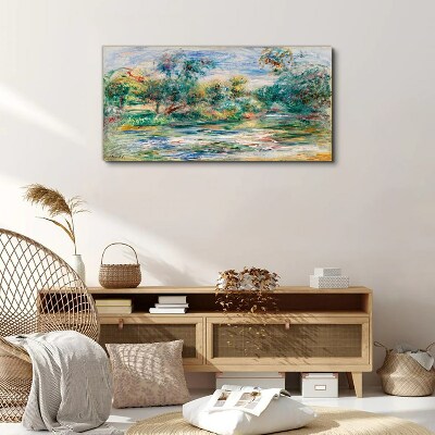 Vászonkép Nyári tájak pasztell színekben