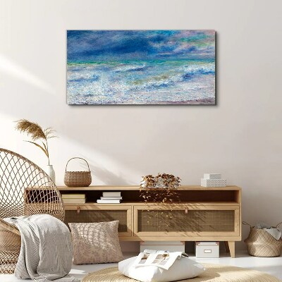 Vászonkép Nyugodt tenger kékben