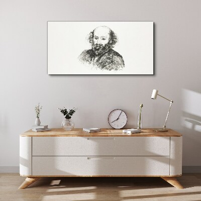 Vászonkép Portré egy férfi klasszikus stílusban