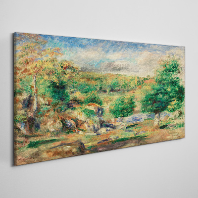 Vászonkép Nyári táj