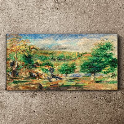 Vászonkép Nyári táj