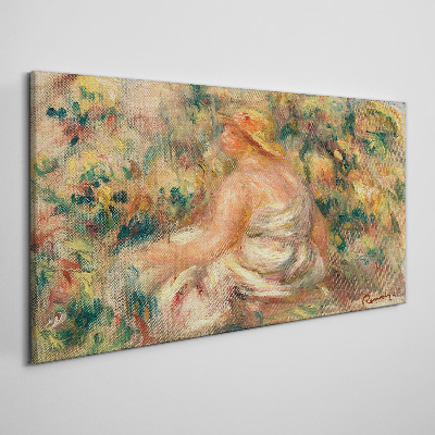 Vászonkép Nyári pillanat a kertben