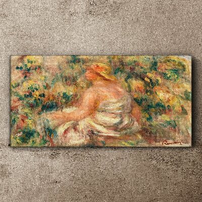 Vászonkép Nyári pillanat a kertben