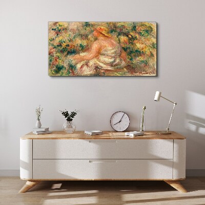 Vászonkép Nyári pillanat a kertben