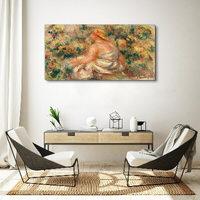 Vászonkép Nyári pillanat a kertben