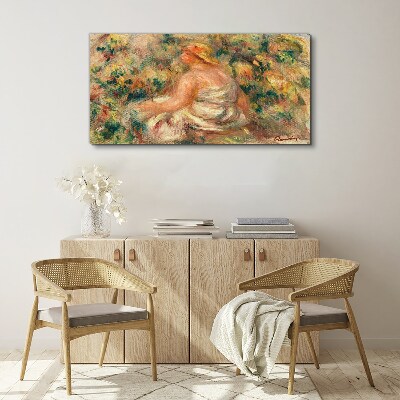 Vászonkép Nyári pillanat a kertben