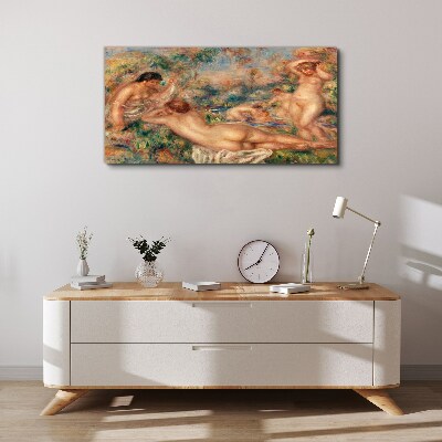 Vászonkép Nyári pillanatok a kertben