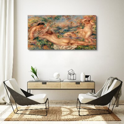 Vászonkép Nyári pillanatok a kertben