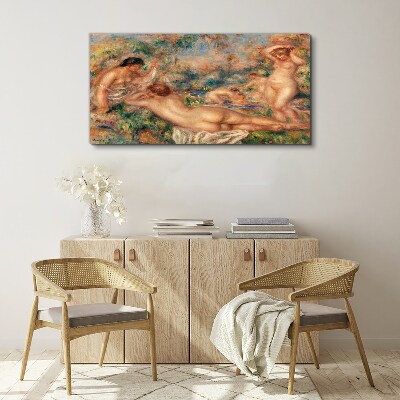 Vászonkép Nyári pillanatok a kertben