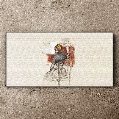 Vászonkép Zene csendben