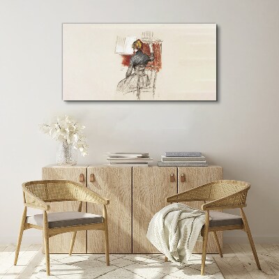 Vászonkép Zene csendben