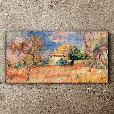 Vászonkép Nyári tájak pasztell színekben