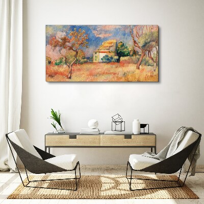 Vászonkép Nyári tájak pasztell színekben