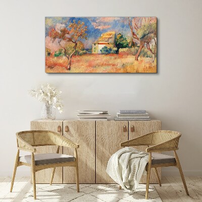 Vászonkép Nyári tájak pasztell színekben