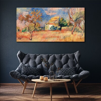 Vászonkép Nyári tájak pasztell színekben