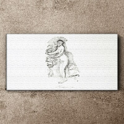 Vászonkép Mozgó figura