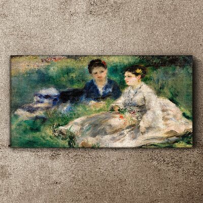 Vászonkép Séta a zöldben