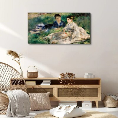 Vászonkép Séta a zöldben