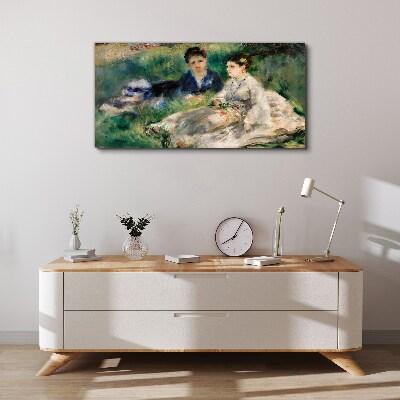 Vászonkép Séta a zöldben