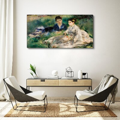 Vászonkép Séta a zöldben