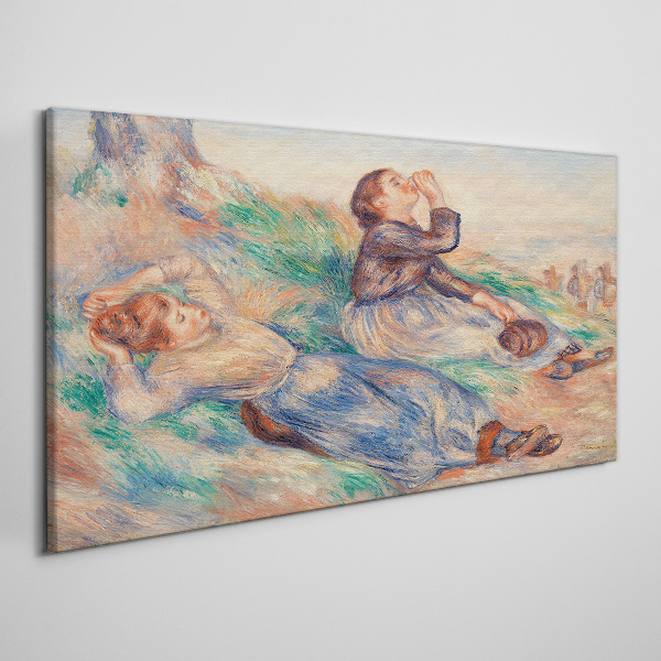 Vászonkép Gyermekek álmai a réten