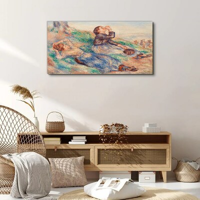 Vászonkép Gyermekek álmai a réten