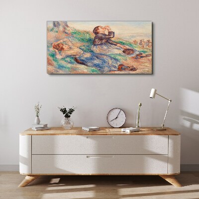 Vászonkép Gyermekek álmai a réten