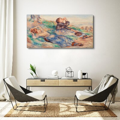 Vászonkép Gyermekek álmai a réten