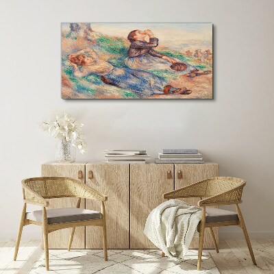 Vászonkép Gyermekek álmai a réten