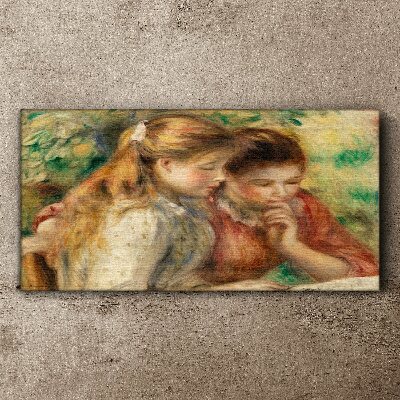 Vászonkép Barátok elmélkedései