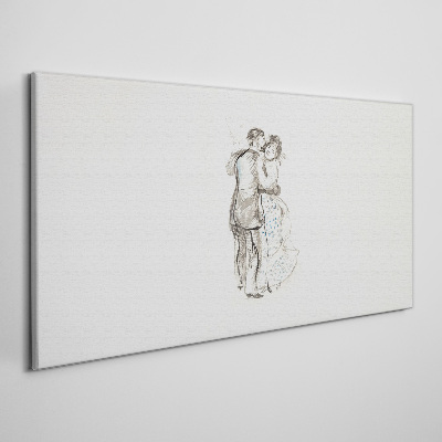 Vászonkép Tánc a fehér fényben