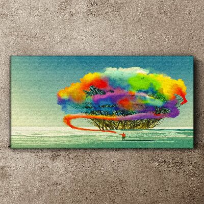 Vászonkép Színes álom egy fáról