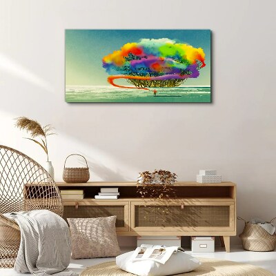 Vászonkép Színes álom egy fáról