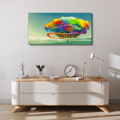 Vászonkép Színes álom egy fáról