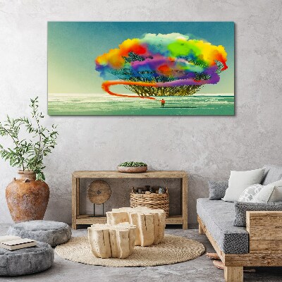 Vászonkép Színes álom egy fáról