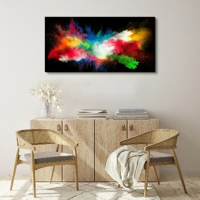 Vászonkép Színek kifejezése mozgásban