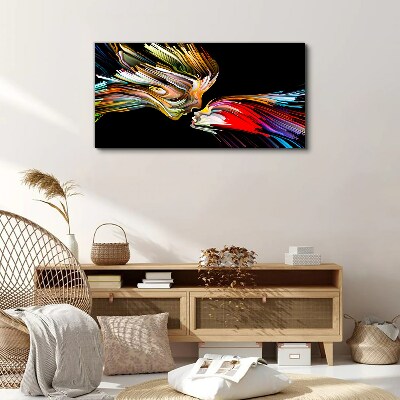 Vászonkép Színes lelkek egyesítése