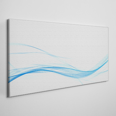 Vászonkép Kék árnyalatú hullámok