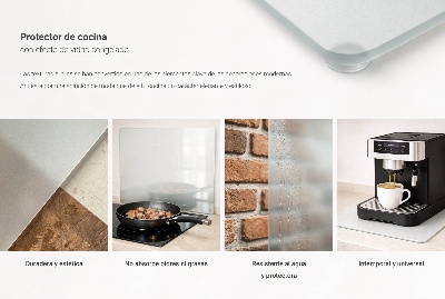 Tűzhelyvédő üveglap dupla, félátlátszó kivitel