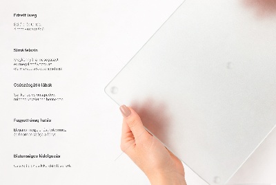 Tűzhelyvédő üveglap dupla, félátlátszó kivitel