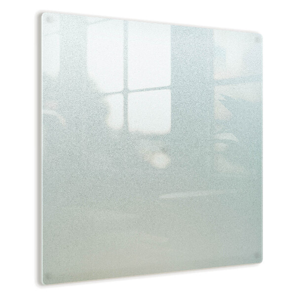 Tűzhelyvédő üveglap, négyzet alakú, félig átlátszó