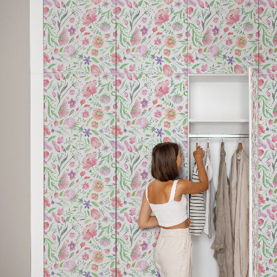 Bútorfólia Pasztell növényvilág