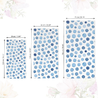 Bútor matrica Kék pontok