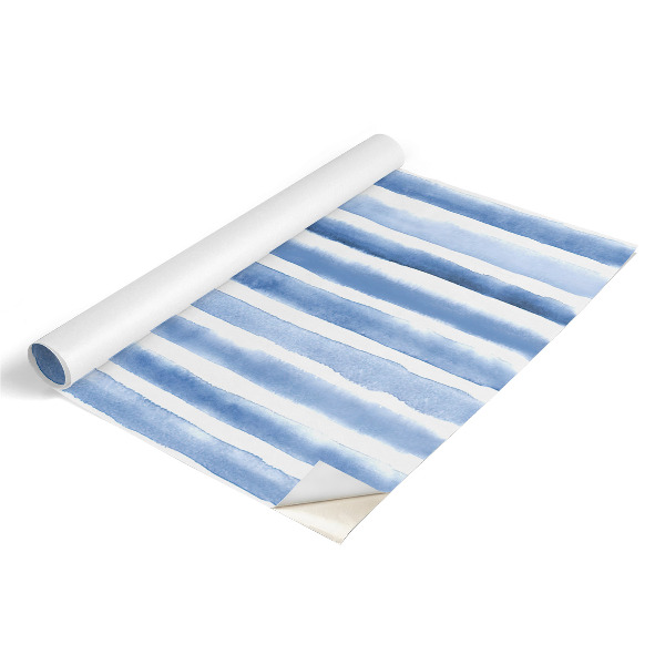 Bútor matrica Kék csíkok