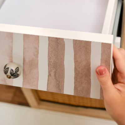 Öntapadós bútorfólia Bézs csíkok