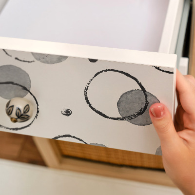 Bútor matrica Kreatív körök