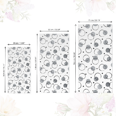 Bútor matrica Kreatív körök