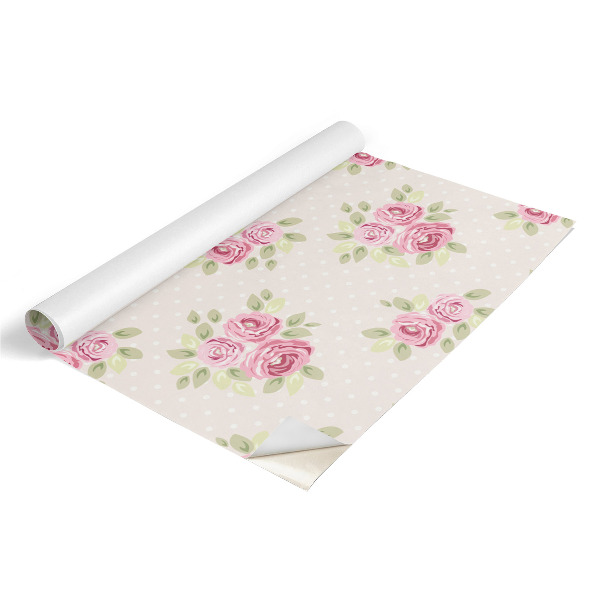 Öntapadós bútorfólia Virágminta